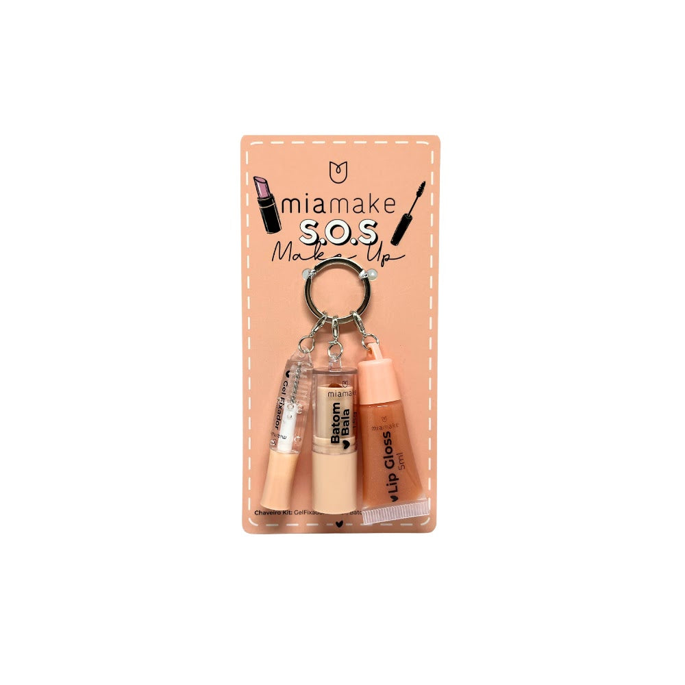 S.O.S Make Up Chaveiro Nude