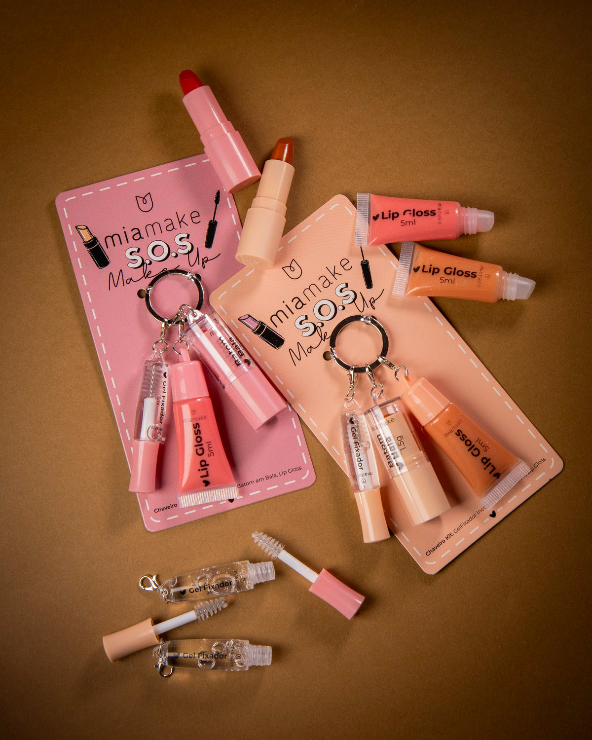 S.O.S Make Up Chaveira Rosa