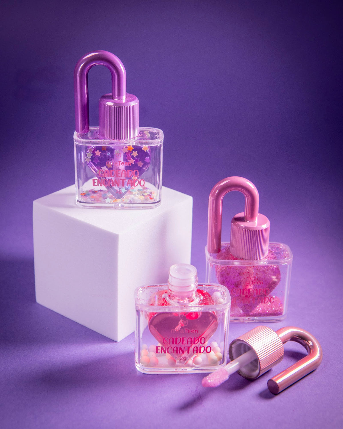 Cadeado Encantado Gloss - Mia Teen