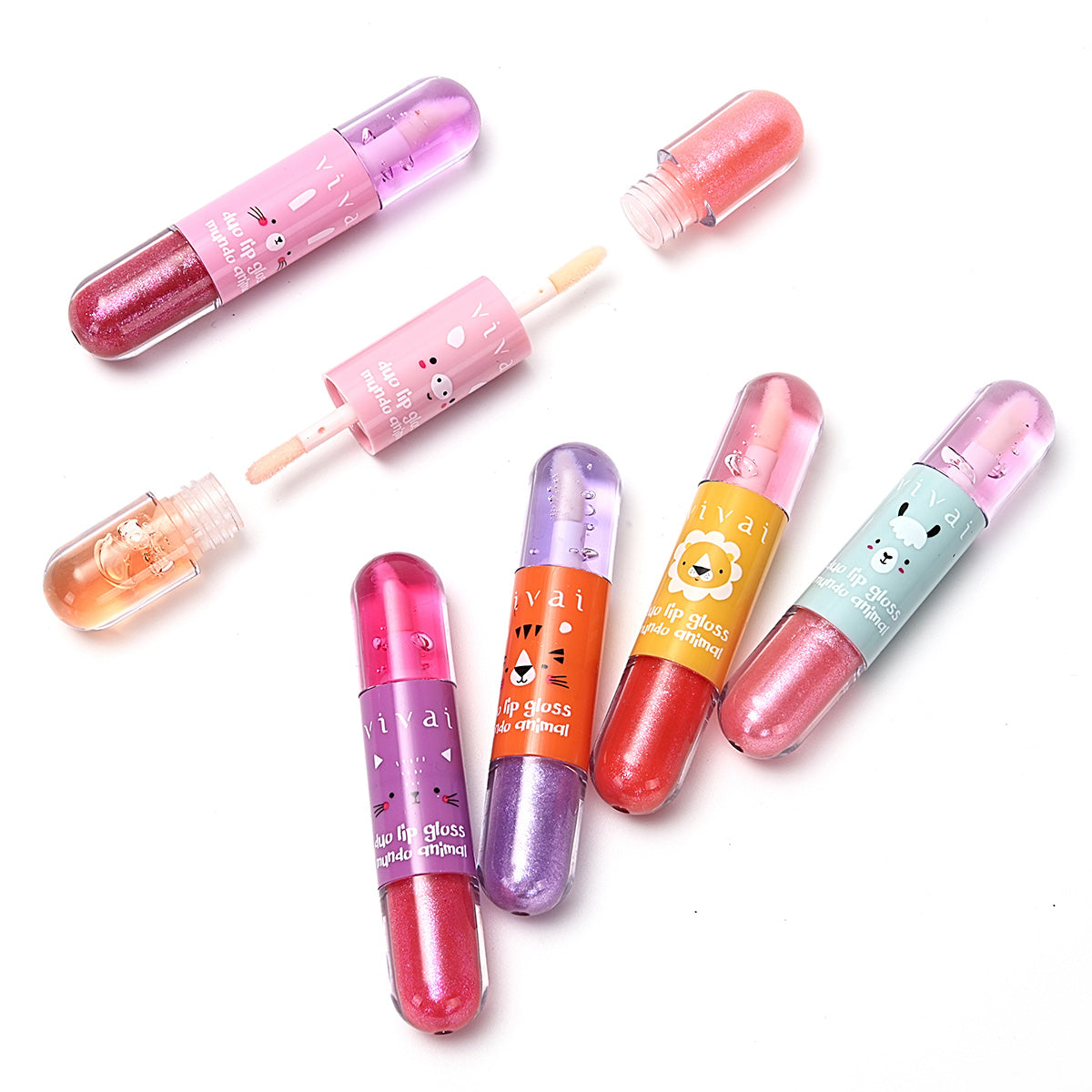 Duo Lip Gloss Mundo Animal