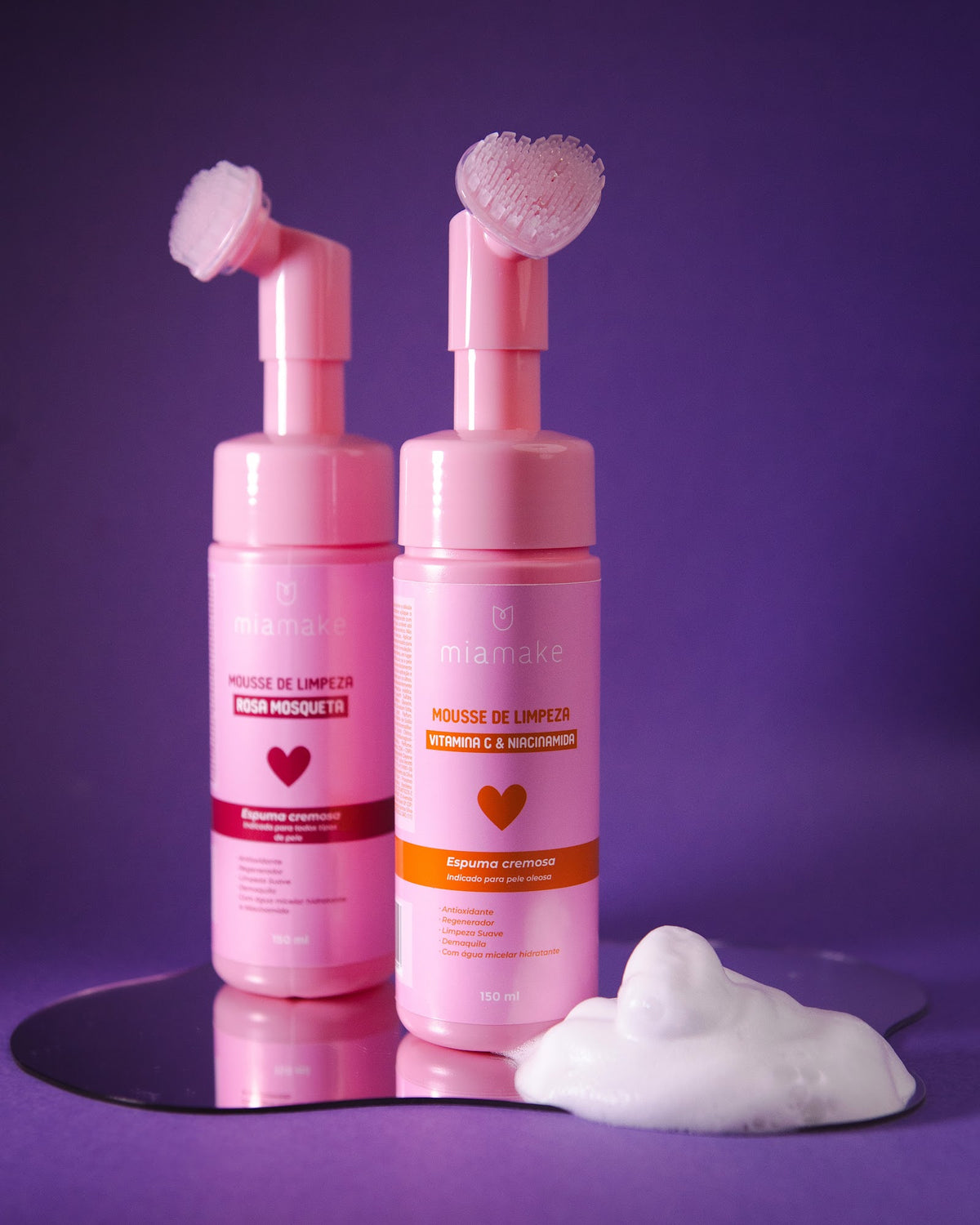 Mousse de Limpeza Rosa Mosqueta