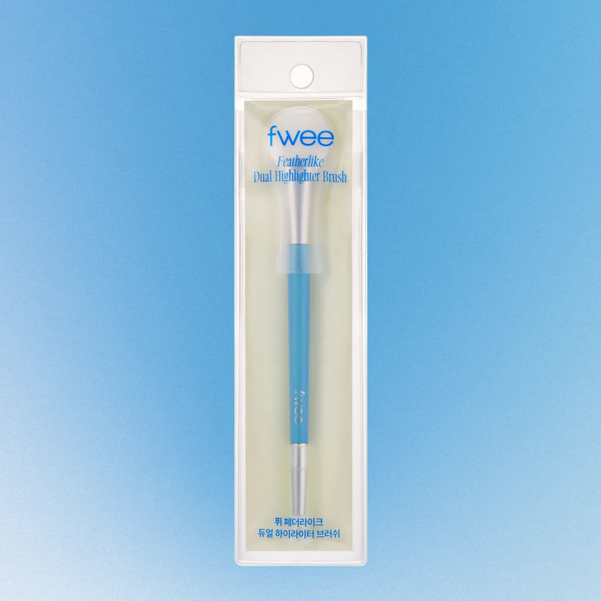 Featherlike Dual Highlighter Brush Azul Bebê