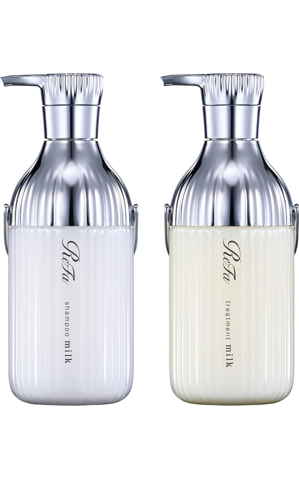 ReFa MILK PROTEIN White, Shampoo & Treatment Set