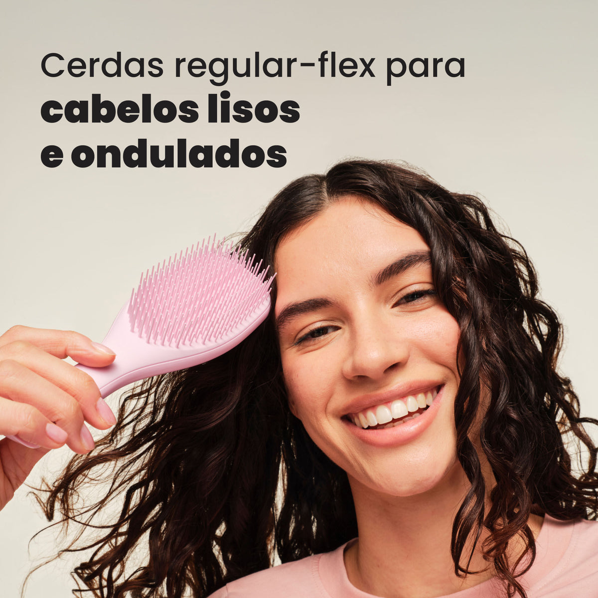 The Ultimate Detangler Straight/Curly - Millennial Pink