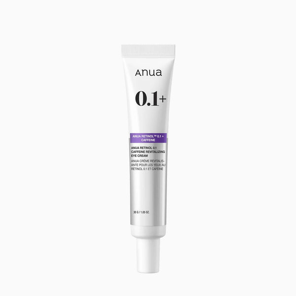 Anua 0.1+ Retinol + Creme para os olhos com cafeína