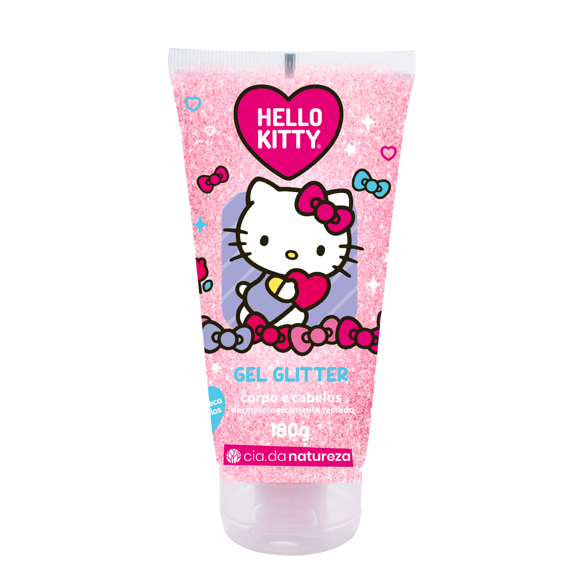 Gel Glitter Corpo e Cabelo Hello Kitty