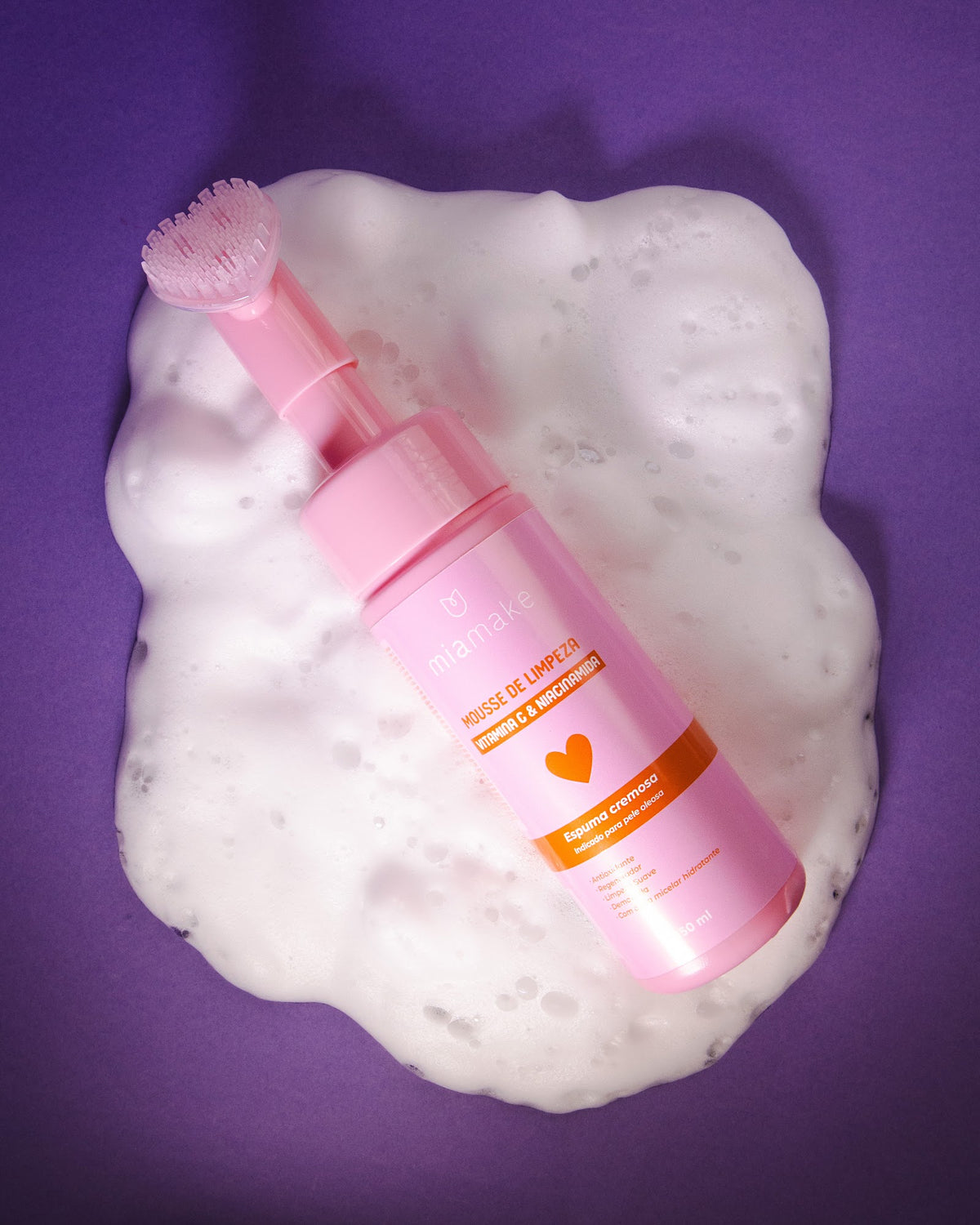 Mousse de Limpeza Rosa Mosqueta