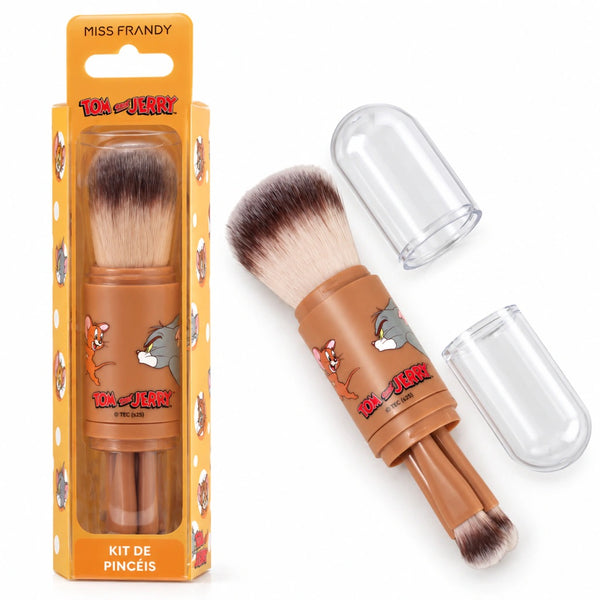 Kit de Pincéis em Tubo Tom & Jerry